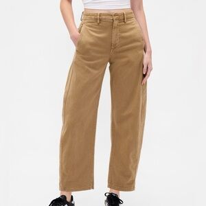 GAP mid rise twill barrel pants - 12P